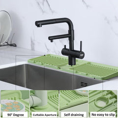 Kitchen Sink Splash Guard Silicone Faucet Mat