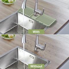 Kitchen Sink Splash Guard Silicone Faucet Mat