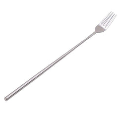 Stainless Steel Western Style BBQ Dinner Fruit Dessert Long Cutlery Forks Telescopic Extendable Fork Kitchen Tool Fruit Tools