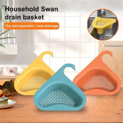 🔥Buy 2 Get 1 Free - Kitchen Sink Drain Basket Swan Drain Rack