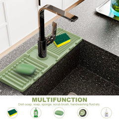 Kitchen Sink Splash Guard Silicone Faucet Mat